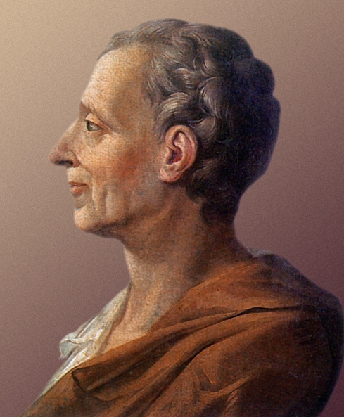 French school Portrait of Montesquieu